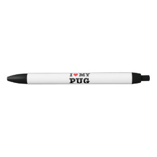 Noir I coeur mon stylo de carlin