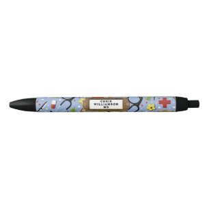 Noir Idées de cadeaux de docteur personnalisés Stylo