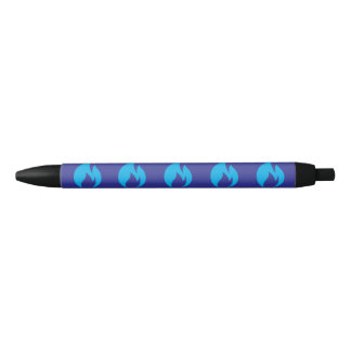 Noir Ignorer le stylo à flamme bleue