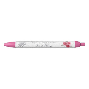 Noir Joli, Personnalisé Mariage Stylo Faveurs