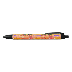 Noir Joyeux stylo d'écriture de temps de récolte