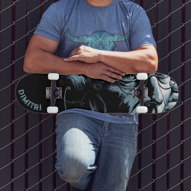 Noir Kalten Krieg Zeitgenosse Skateboard (Außenbereich 3)