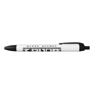 Noir Kitty Appeal & Bobines de film Stylo