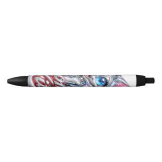 Noir Kitty Chrome Stylo avec encre noire