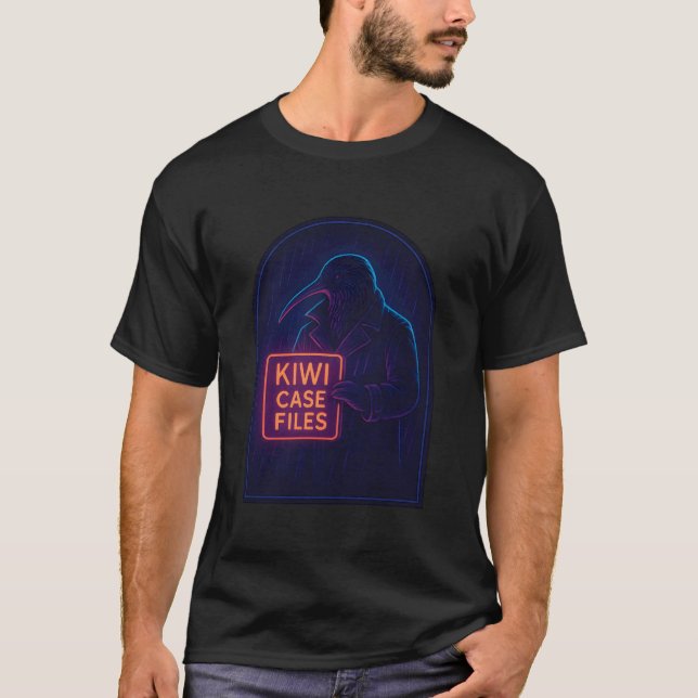 Noir Kiwi Case Files T-Shirt (Vorderseite)
