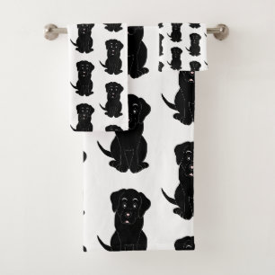 Noir Labrador Chien Design