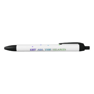 Noir Laissez tous les coeurs battre comme un - stylo