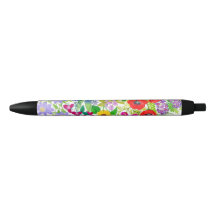 Le jardin floral botanique fleurit le stylo