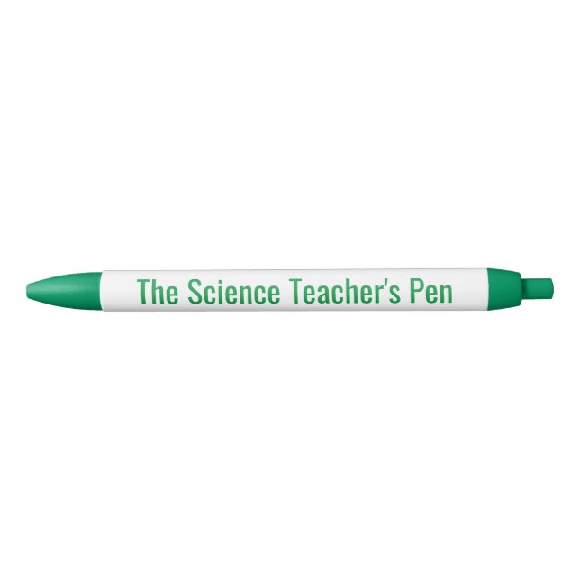 Noir Le stylo de professeur de sciences - Drôle cadeau  (Devant)