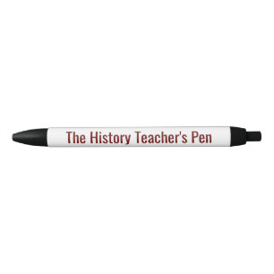 Noir Le stylo du professeur d'histoire - cadeau drôle