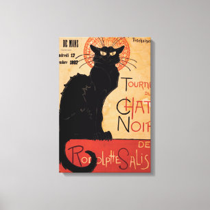 Noir Leinwanddruck Vintagen Kunst Nouveau Chats