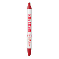Les infirmières basculent le stylo rouge de