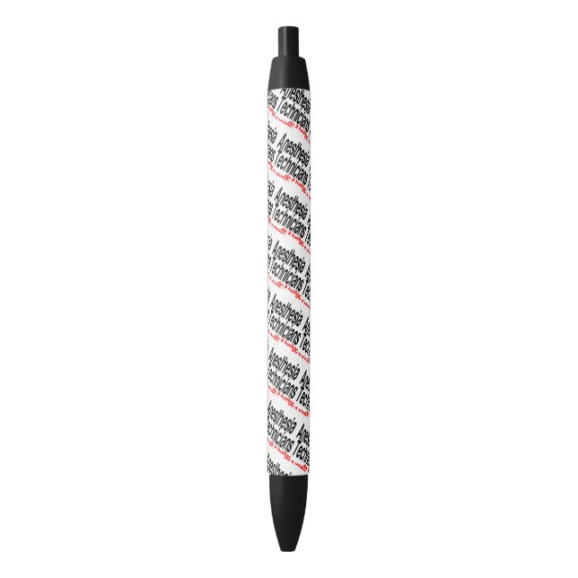 Noir Les Techniciens D'Anesthésie Le Font Mieux Stylo À (devant Vertical)