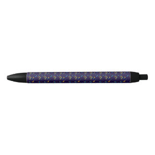 Noir L'image affiche un stylo avec une pointe noire 