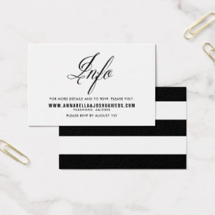 Noir M. & Mme Elegant Script Mariage Website II
