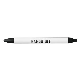 Noir Mains outre de stylo