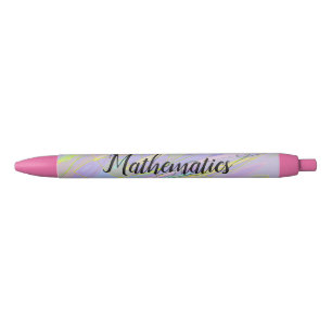 Noir Mathématiques personnalisées Stylo Doddle Purple