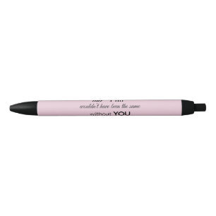 Noir Merci mariage Favor stylo