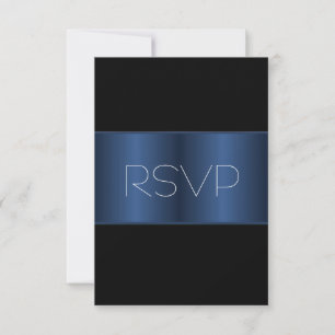 Noir métallisé bleu RSVP