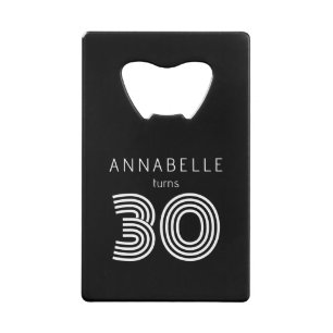 Noir moderne 30ème anniversaire