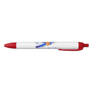 Noir Mon coeur est la vallée Nouvelle-Écosse stylo roug