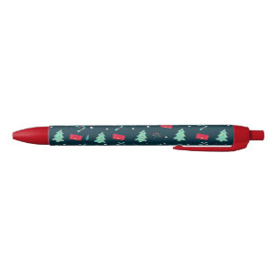 Noir Motif de Noël, design populaire, stylo à encre noi