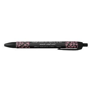 Noir Musique et stylo de citation d'empreinte de patte