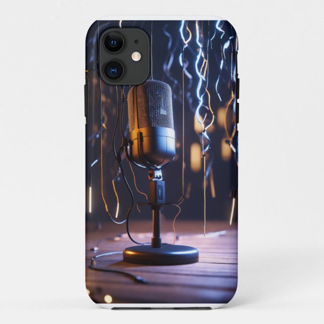"Noir Nights: The DJ Scene" Case-Mate iPhone Hülle (Rückseite)