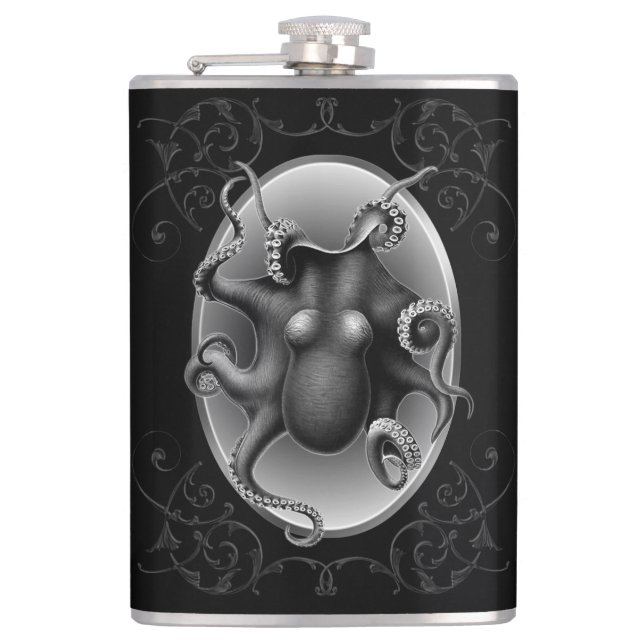 Noir Octopus Drinkware Set Flacon (Devant)