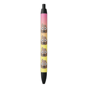 Noir Oh stylo de Poo Ombre