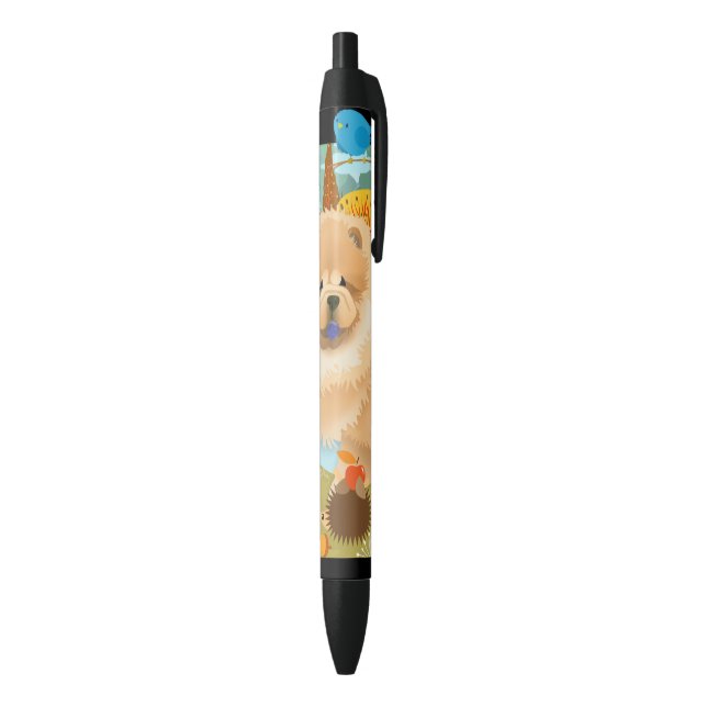 Noir OISEAUX DU BONHEUR Stylo (Bas (Vertical))