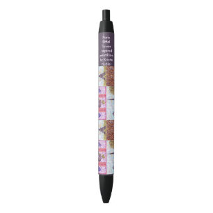 Noir Paris Eiffel a inspiré le stylo d'art de collage