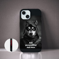 Noir personnalisé coque iphone | Ninja Husky