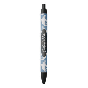 Noir Personnalisé : Stylo éffrayant d'encre de fantô