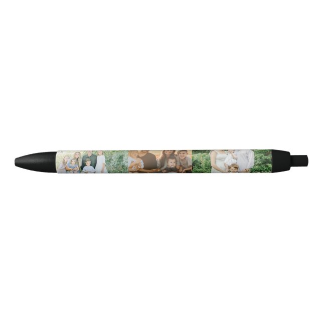 Noir Personnaliser le stylo à billes (Devant)