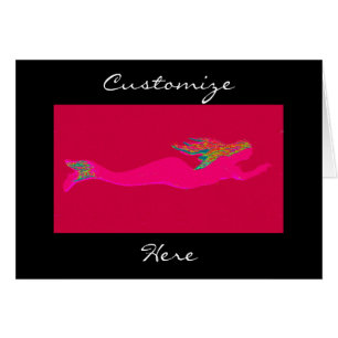 noir rose de sirène de natation