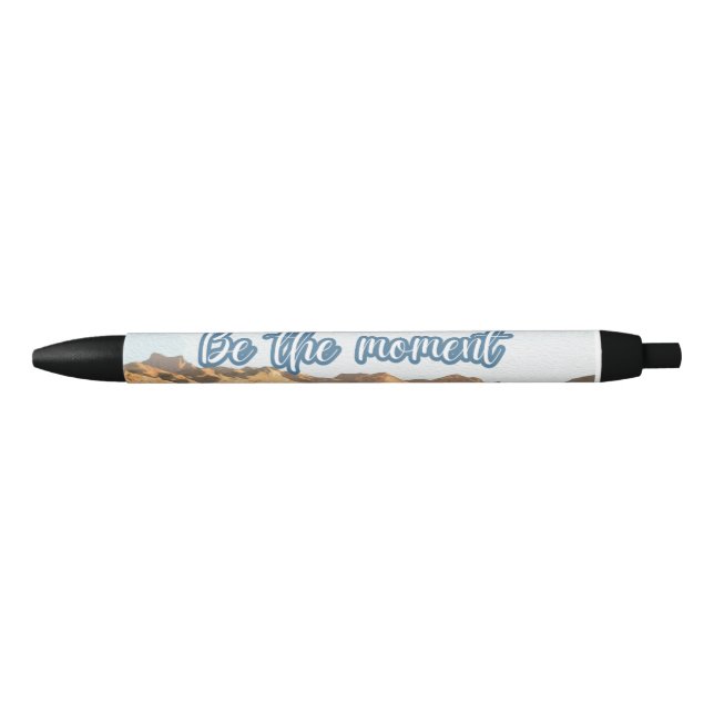 Noir Soyez le moment - stylo (Devant)