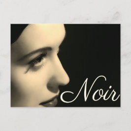 Noir Style Postcard Postkarte
