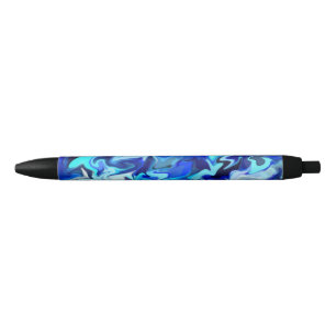 Noir Stylo à bille bleu