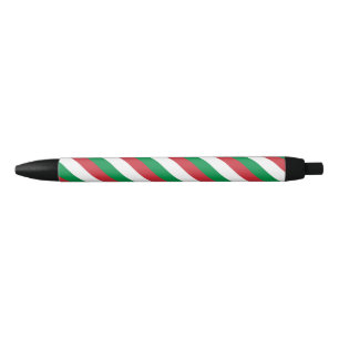 Noir Stylo à bille de drapeau Italie