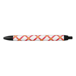 Noir Stylo à bille de pavillon de Guernesey
