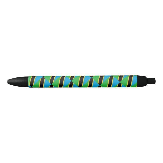 Noir Stylo à bille de Tanzanie (Devant)