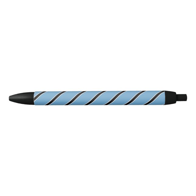 Noir Stylo à bille du drapeau du Botswana (Devant)