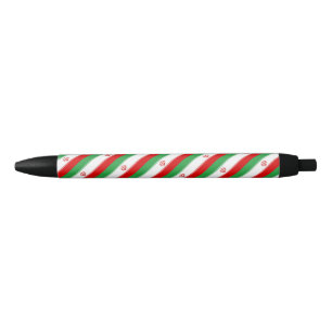 Noir Stylo à bille du drapeau iranien