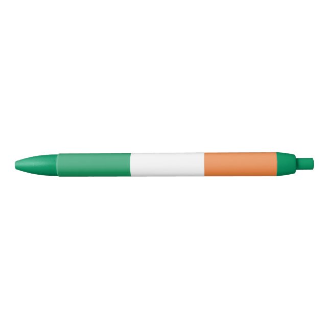 Noir Stylo à drapeau de la République d'Irlande (Devant)