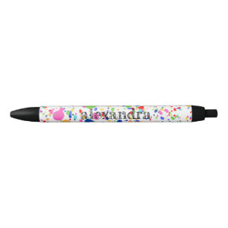 Noir Stylo à encre - Multi Arc-en-ciel