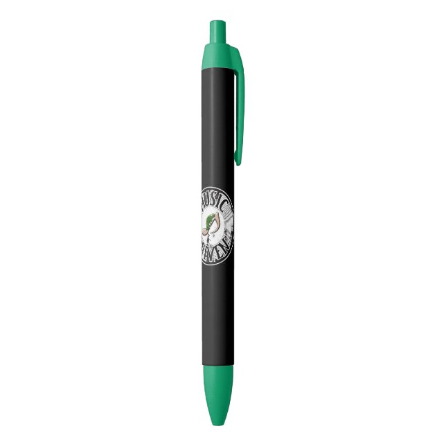 Noir Stylo à encre noire (Bas (Vertical))