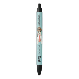 Noir Stylo à encre noire Canaan Chien Papa