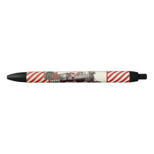 Noir Stylo à encre noire du moteur à vapeur du train