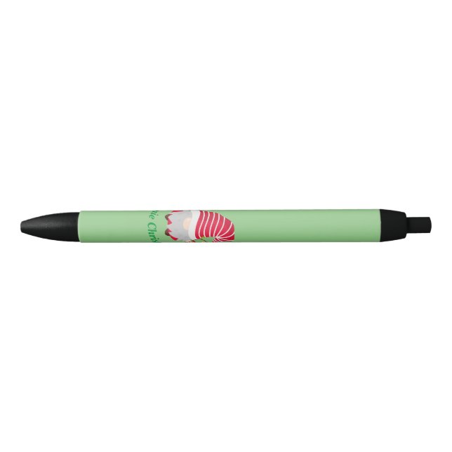 Noir Stylo à encre noire Gnomie Noël (Devant)